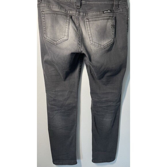 Miss Me Jeans Mid-Rise Skinny Women’s 30x31 Gray DG23 - Picture 5 of 13
